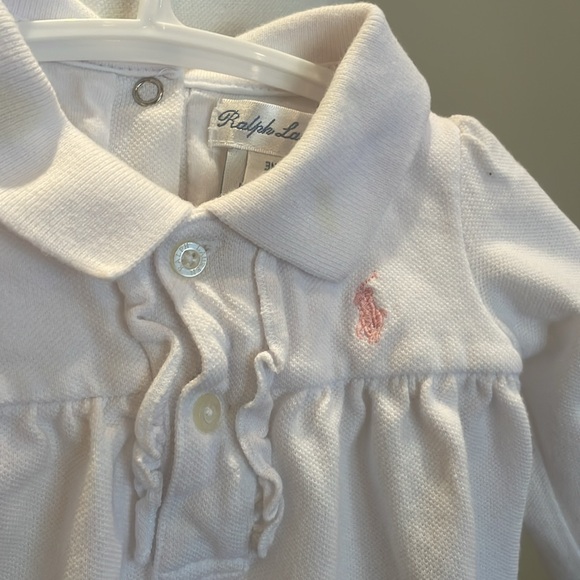 White Ralph Lauren Baby Sleeper - Picture 2 of 6